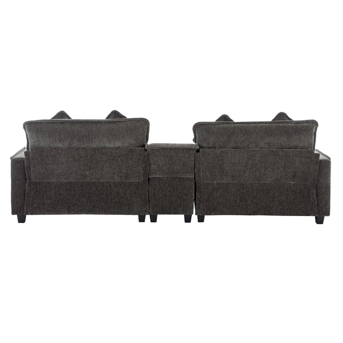 Modern Sectional Sofa With Removable Ottomans, USB Ports, photo 38 of 40