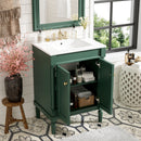 Bathroom Vanity With Top Sink, 2 Tier Storage Cabinet by Unique Piece Furniture