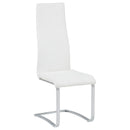 Montclair Upholstered Dining Side Chair White (Set of 4)