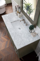James Martin Metropolitan 48" Dual Mount Single Bathroom Vanity, Silver Oak