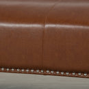 78.74" Wooden Decorated Arm 3 Seater Sofa