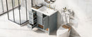 36" Bathroom Vanity with Sink Top and Storage Cabinet by HouseOfZazla