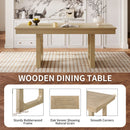 Extendable Dining Set, Farmhouse Extendable Table With Upholstered Chairs by HouseOfZazla