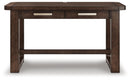 Breckington - Home Office Desk - Dark Brown by Unique Piece Furniture
