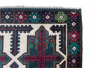 3 X 4.4 Vintage Handmade Tribal Wool Rug Balouchi Rug Afghan Rug Red Beige Green