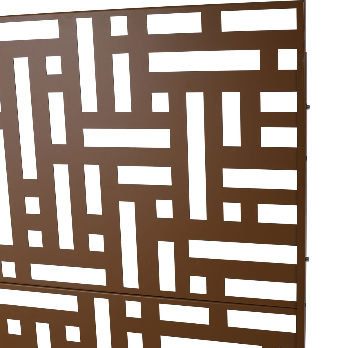 Decorative Freestanding Metal Privacy Screen For Indoor & Outdoor Use, photo 39 of 40