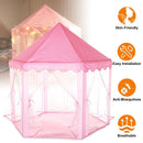 Kids Play Tents Princess for Girls Princess Castle Children Playhouse Indoor Outdoor Use w/ Carry Case by GBruno Store