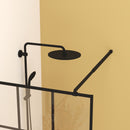 Framed Glass Shower Screen - Matte Black by HouseOfZazla