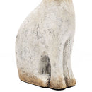 White Magnesium Rabbit Figurine with Gold Iron Ears by HouseOfZazla