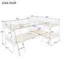 L Shaped Bunk Bed With Ladder by HouseOfZazla