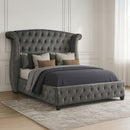 Sophia - Crystal Tufted Upholstered Bed