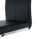 Modern Dining Chairs With Padded Seat And Metal Legs by HouseOfZazla
