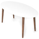 Ada - Mid-Century Modern Style Oval Dining Table by HouseOfZazla