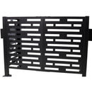 4x2 Ft Metal Air Conditioner Fence with Planter Boxes by HouseOfZazla