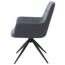 Hester - Arm Chair (Set of 2) - Gray Fabric by Unique Piece Furniture