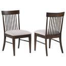Burns - Dining Side Chairs (Set of 2) - Walnut by HouseOfZazla