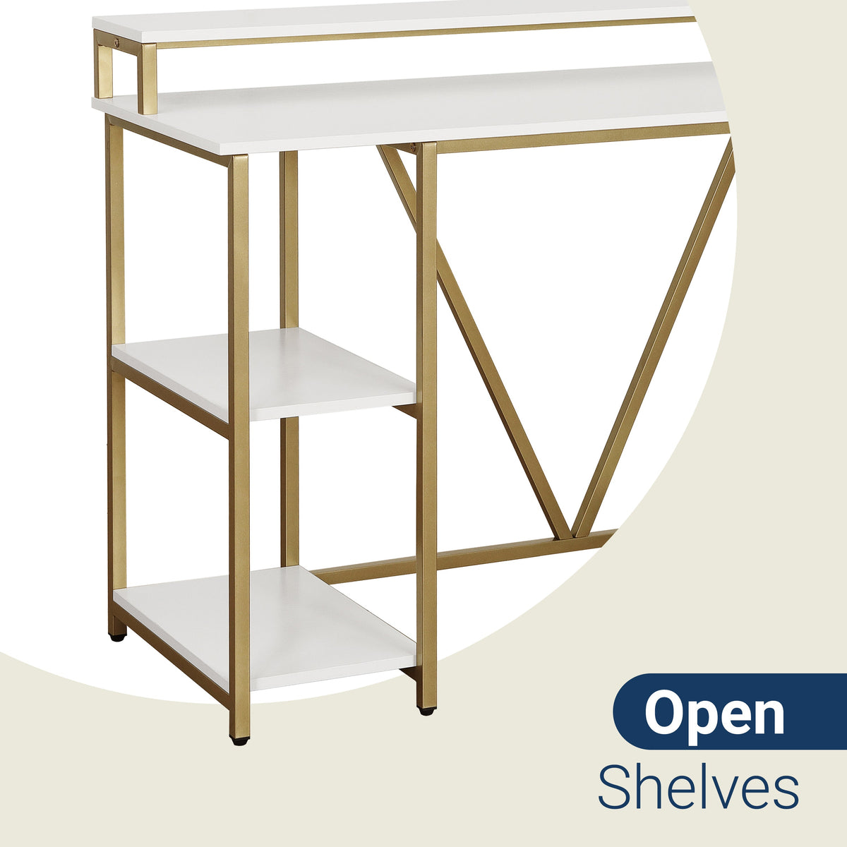 Techni Mobili Industrial Writing Desk, photo 4 of 10