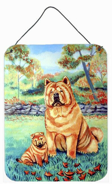 Chow Chow Momma's Love Aluminium Metal Wall or Door Hanging Prints