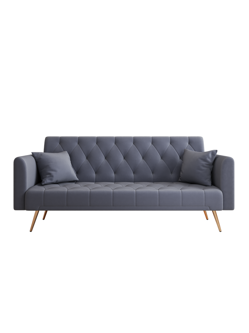 71" Convertible Double Folding Living Room Sofa Bed