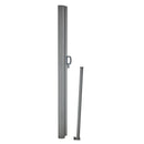 Retractable Side Awning, 71''-118'' Full Aluminum Rust-Proof Outdoor Privacy Screen by HouseOfZazla