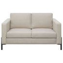 Dulcie - Loose Back Loveseat - Oatmeal