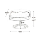 Accent chair TV Chair Living room Chair with Ottoman-TEAL