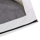 Outsunny - 10' x 13' Replacement Mesh Sidewall Netting For Patio Gazebos And Canopy Tents With Zippers (Sidewall Only) - White by HouseOfZazla