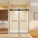 Frameless Double Sliding Shower Door by HouseOfZazla
