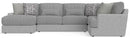 Titan - Sectional With Comfort Coil Seating And Accent Pillows Included