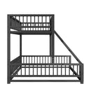 Bunk Bed With Ladder And Safety Guardrails by HouseOfZazla