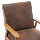 Wide Arm Chair - Light Brown by HouseOfZazla