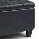 Harrison - Upholstered Coffee Table Storage Ottoman by Unique Piece Furniture