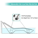 Quick Assembly S-Shaped Pool Lounger by HouseOfZazla