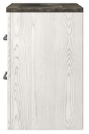 Gerridan - Two Drawer Night Stand - White / Gray