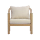 Acacia Wood Patio Furniture Club Chair Set of 2 by HouseOfZazla