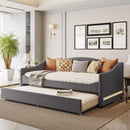 Design Upholstered Daybed With Light and Trundle by HouseOfZazla