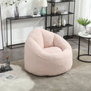 Bedding Bean Bag Sofa Chair High Pressure Foam With Footrest by Unique Piece Furniture