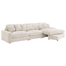 Cassidy - Upholstered Sectional Sofa With Reversible Cushions by HouseOfZazla