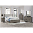 Funston - Queen Bed With Headboard - Brown Oak by HouseOfZazla