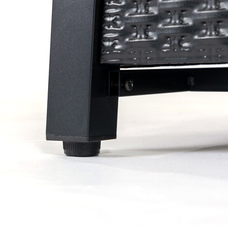 28-inch Iron Square Propane Fire Pit Table