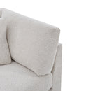 83.5" Modern Flared Arms Sofa (Beige) by HouseOfZazla