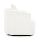 360° Swivel Barrel Sofa Chair With Throw Pillow, Upholstered Accent Chair by HouseOfZazla