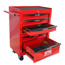 Rolling Metal Tool Chest With Drawers, Steel Storage Cabinet With Ball Bearing Slides by HouseOfZazla