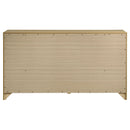 Hendricks 6-drawer Bedroom Dresser Storage Cabinet Light Oak