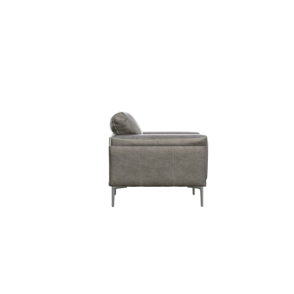 Transitional Fabric Chair - Dark Gray, photo 6 of 6