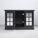 Storage Cabinet With 3 Mirrored Acrylic Doors, Adjustable Shelves by HouseOfZazla