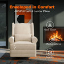Extra Wide Swivel Recliner Glider Chair With Footrest by HouseOfZazla