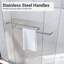 Semi-Frameless Double Sliding Shower Door