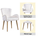 Qwin - Boucle Side Chair (Set of 2) - Beige