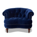 La Rosa - Victorian Tufted Upholstered Accent Chair by HouseOfZazla